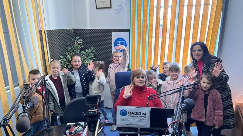 Posjet Radiju M - Svjetski dan radija