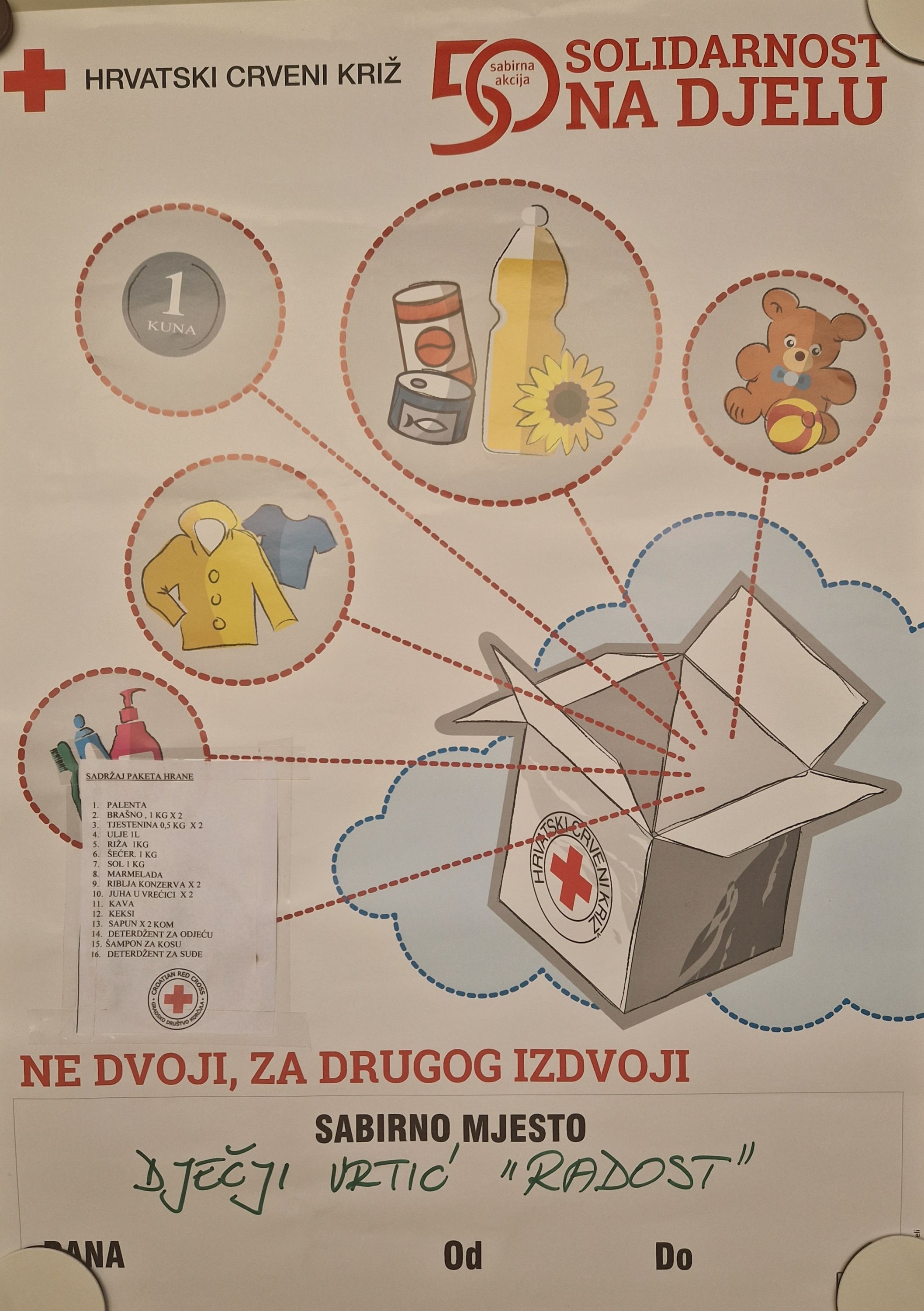 Humanitarna akcija Crvenog križa "Solidarnost na djelu"