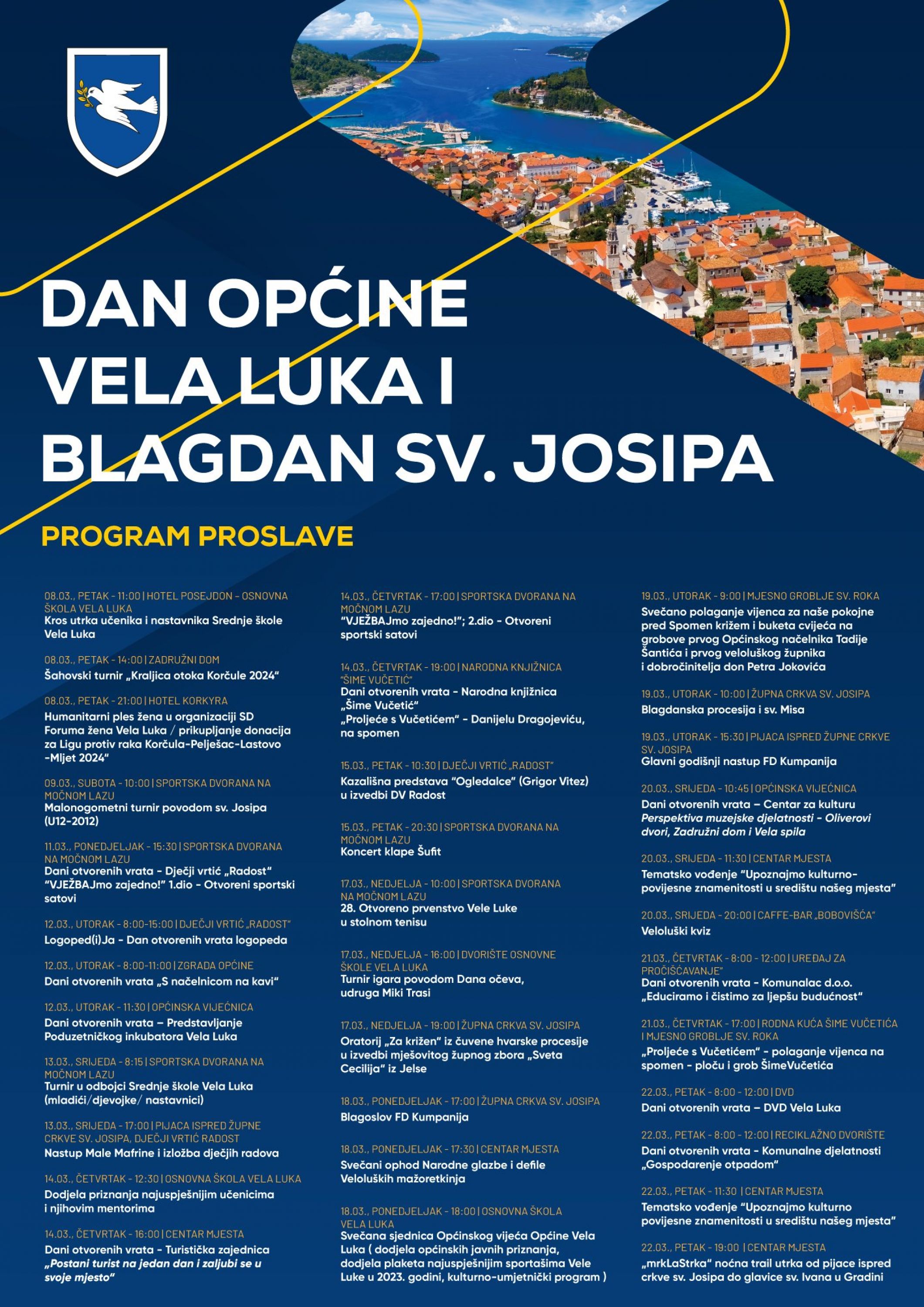 Sudjelovanje u programu povodom Dana Općine Vela Luka