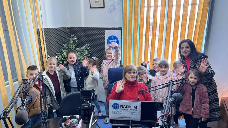 Posjet Radiju M - Svjetski dan radija